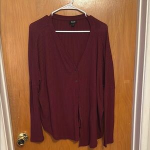 Women's Burgundy Sweater